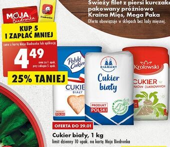 Biedronka Cukier biały polski oferta