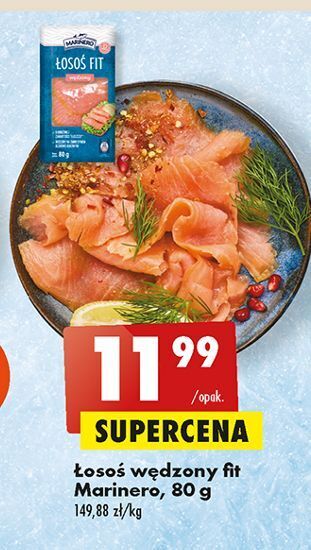Biedronka Łosoś wędzony fit marinero oferta