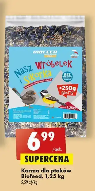 Biedronka Pokarm nasz wróbelek i sikorka biofeed oferta