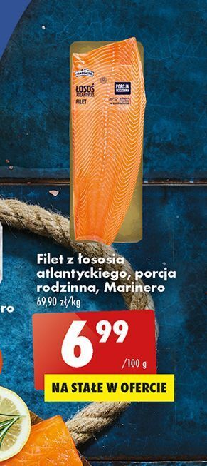 Biedronka Filet z łososia atlantyckiego marinero oferta