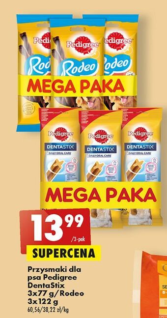 Biedronka Przysmak dla psa pedigree rodeo oferta