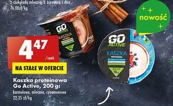 Biedronka Kaszka proteinowa mleczna go active oferta
