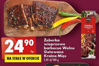Biedronka Żeberka wieprzowe barbecue wolno gotowane kraina mięs oferta