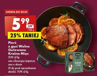 Biedronka Pierś z gęsi wolno gotowane kraina mięs oferta