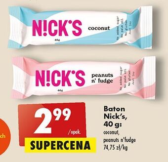 Biedronka Baton coconut nick's oferta