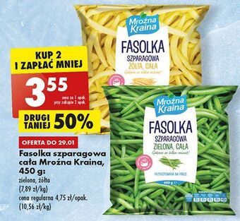 Biedronka Fasolka szparagowa zielona mroźna kraina oferta