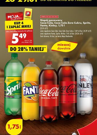 Biedronka Napój coca-cola zero oferta