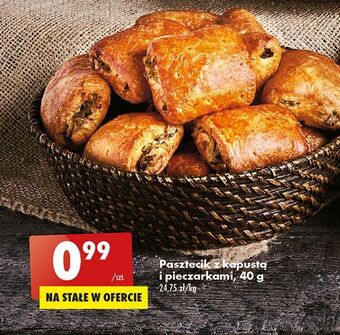 Biedronka Pasztecik z kapustą i pieczarkami oferta