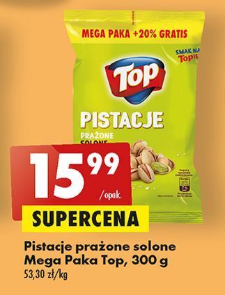 Biedronka Pistacje prażone solone top oferta
