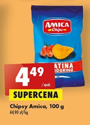 Biedronka Chipsy pomod'oro amica chips oferta
