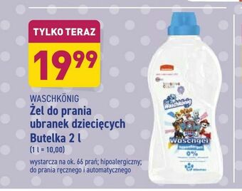 ALDI Żel do prania ubranek dziecięcych Butelka 2 l oferta