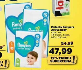 Netto Pieluchy pampers active baby oferta