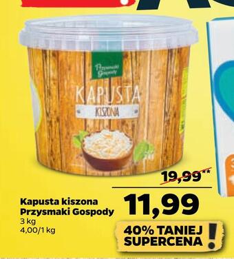 Kapusta kiszona przysmaki gospody