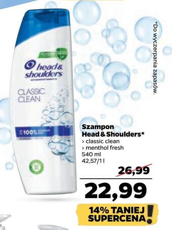 Netto Szampon head & shoulders oferta