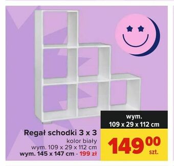 Carrefour Regał schodki 3 x 3 oferta