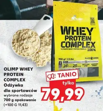 Kaufland Olimp Whey Protein Complex Odżywka dla sportowców, wybrane rodzaje, 700g opak. oferta