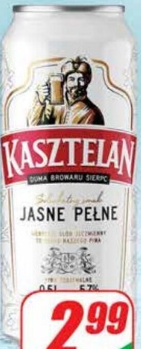 Dino Kasztelan jasne pełne piwo 500 ml oferta