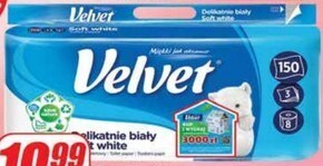 Dino Velvet delikatnie biały papier toaletowy 8 rolek oferta
