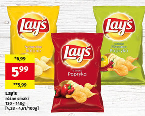 Społem Lay's chipsy ziemniaczane o smaku papryki 140 g oferta