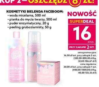 Dealz Woda micelarna do oczyszczania twarzy face boom oferta