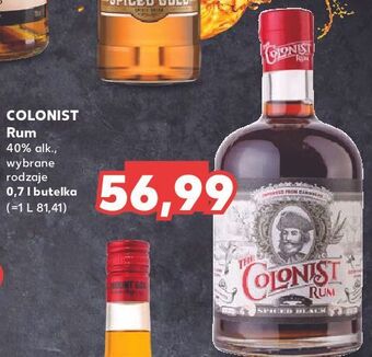 Kaufland Rum the colonist spiced black oferta