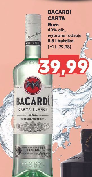 Kaufland Rum bacardi carta blanca oferta