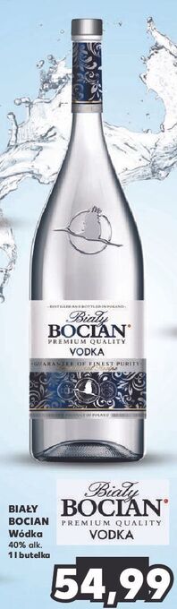 Kaufland Wódka biały bocian vodka oferta
