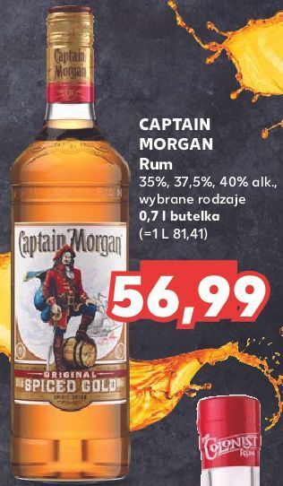 Kaufland Rum captain morgan spiced gold oferta