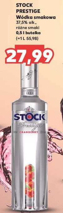 Kaufland Wódka stock prestige cranberry oferta