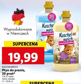 Lidl Płyn do prania vollwaschmittel kuschelweich oferta