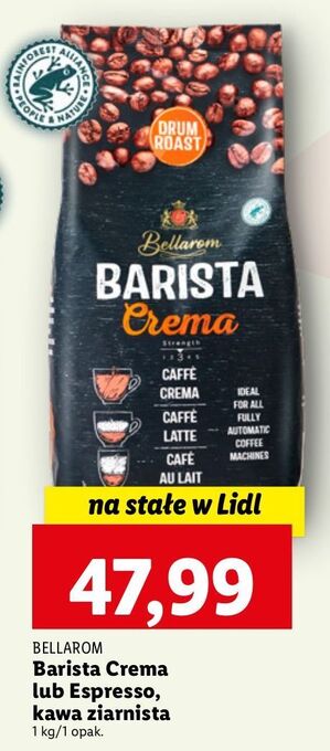 Lidl Kawa bellarom barista crema oferta
