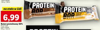 Lidl Baton wanilia-jogurt-crisp protein bar oferta