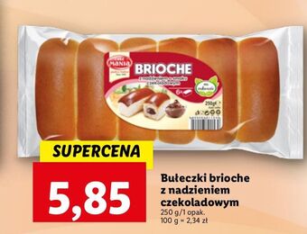 Lidl Bułeczki brioche z nadzieniem czekoladowym oferta