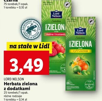 Lidl Herbata malina i truskawka lord nelson oferta
