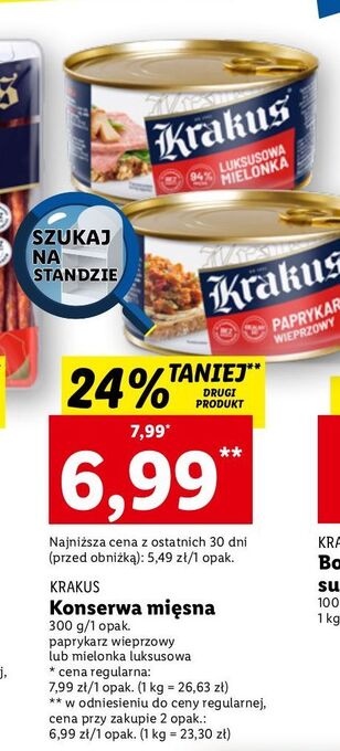 Lidl Paprykarz wieprzowy krakus animex oferta