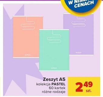 Carrefour Zeszyt A5 oferta