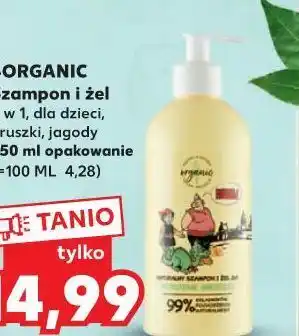 Kaufland Naturalny szampon i żel 2w1 dzikie jagody 4organic kajko i kokosz oferta