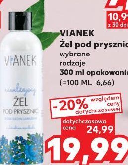 Żel pod prysznic do suchej i wrażliwej skóry vianek nawilżający
