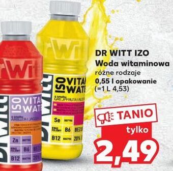 Kaufland Napój o smaku grejpfruta i aloesu dr witt vitamin water oferta