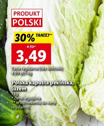 Lidl Kapusta pekińska oferta