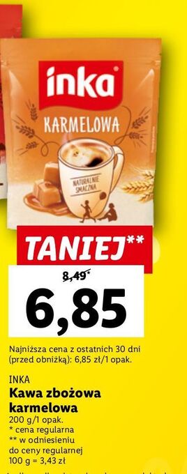 Lidl Kawa inka karmelowa oferta