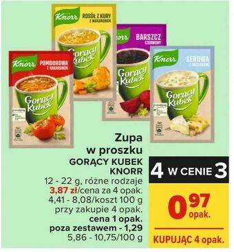 Carrefour Zupa w proszku oferta