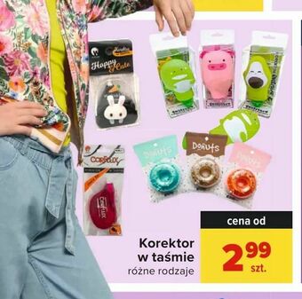 Carrefour Korektor w taśmie oferta