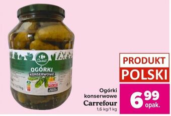 Carrefour Ogórki konserwowe oferta