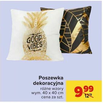 Carrefour Poszewka dekoracyjna oferta