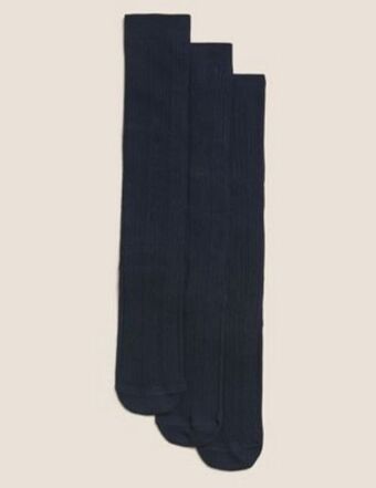 Marks & Spencer 3pk of cable knee high socks oferta