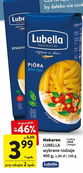 Intermarche Makaron spaghetti lubella oferta