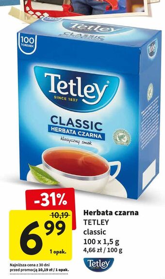 Intermarche Herbata czarna tetley classic oferta