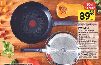 Intermarche Patelnia grillowana daily cook 26 cm tefal oferta