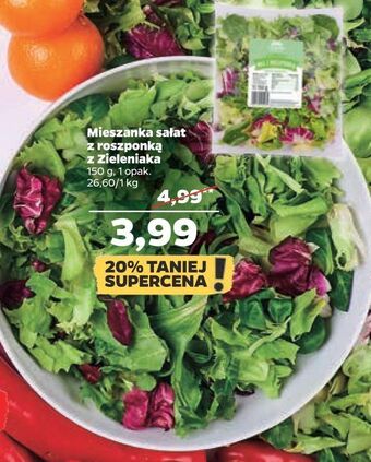 Netto Mix sałat z roszponką oferta